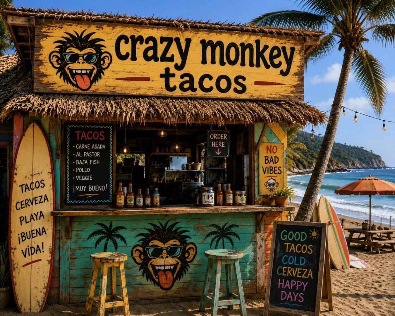 Crazy Monkey Tacos